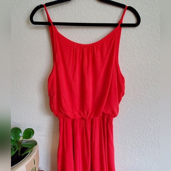 Splendid red kerchief bottom dress. NWOT - Picture 5 of 8